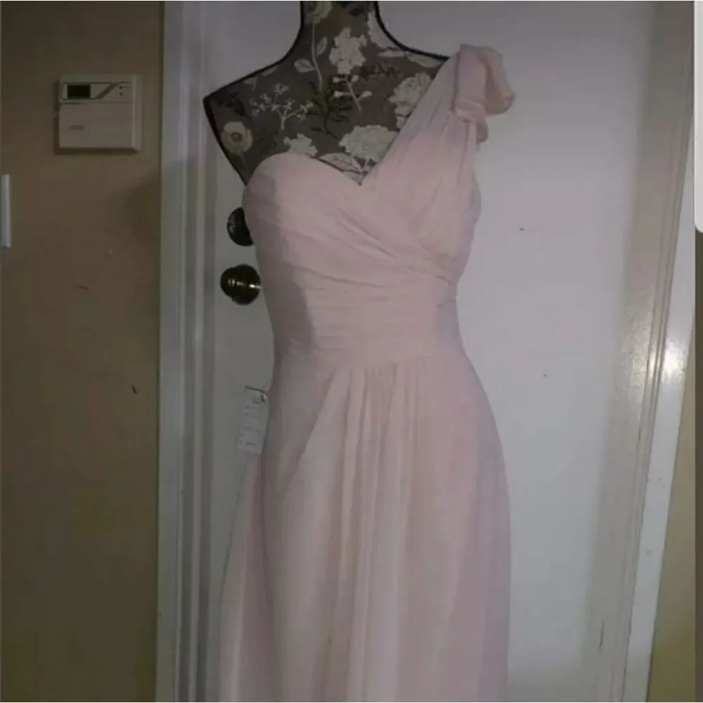 Bill levkoff light pink bridesmaid/gown